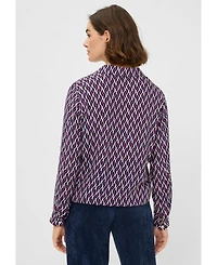 Olsen Printed Tunic Blouse