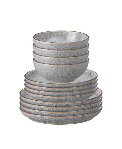 Denby Studio Grey 12 Pc. Dinnerware Set, Service for 4