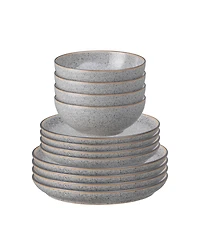Denby Studio Grey 12 Pc. Dinnerware Set, Service for 4