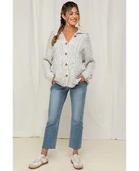 Pinkblush Maternity Blue Cropped Raw Hem Straight Leg Jeans
