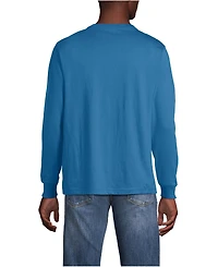 Lands' End Men's Tall Super-t Long Sleeve Henley Shirt
