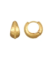 Satya Jewelry Little Joys Dot Huggie Hoop Earrings