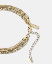 I.n.c. International Concepts Mother-of-Pearl Heart Layered Pendant Necklace, 16" + 3" extender, Macy's Exclusive