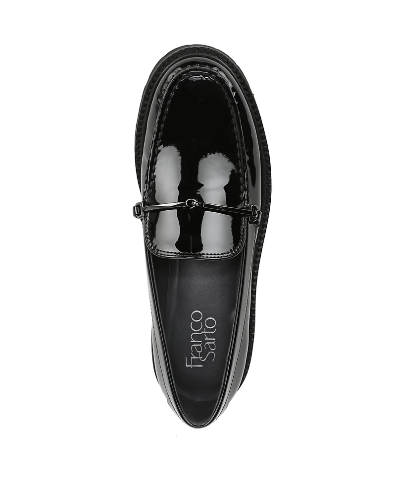 Franco Sarto Women's Senna Round Toe Lug Sole Loafers