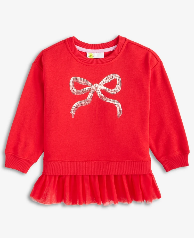 Epic Threads Girls Toddler 2T-4T Crewneck Sweatshirt, Macy's Exclusive