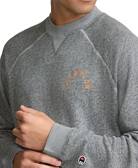 Champion Men's Raglan Crewneck Logo Sweatshirt