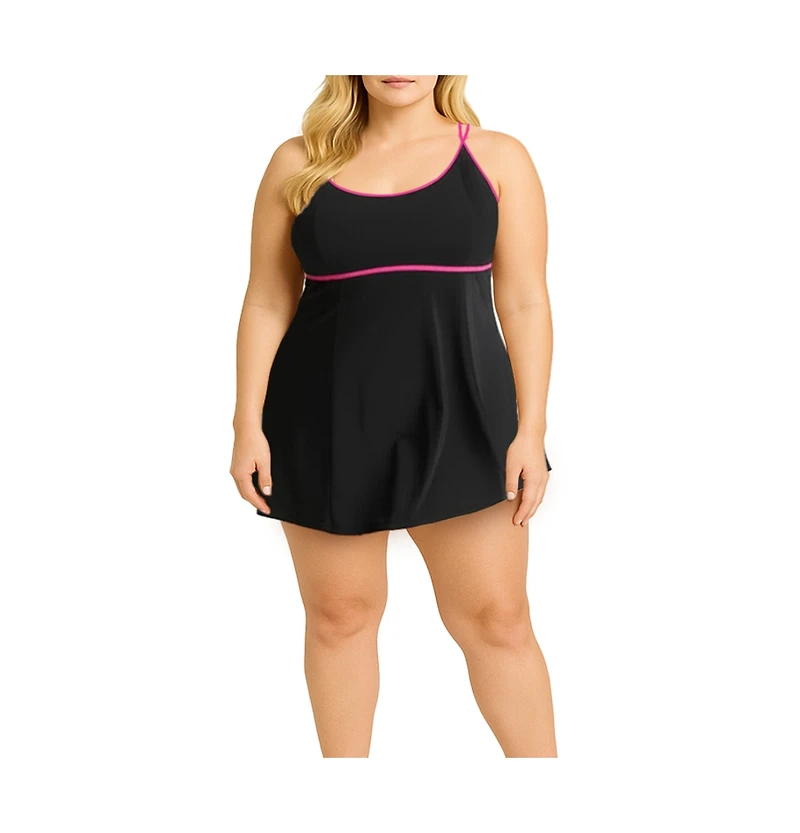 Swimsuits for All Women's Lingerie Strap Swimdress