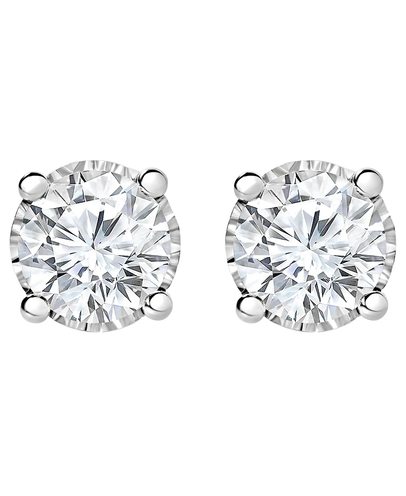 TruMiracle Diamond Stud Earrings (1-1/4 ct. t.w.) 14k White, Yellow or Rose Gold