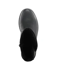 Spring Step Francala Foldover Faux Fur Booties with Relife Shock Absorbing Sole