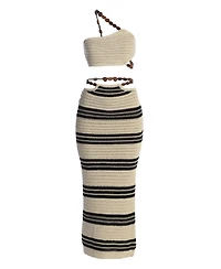 Jluxlabel Women's Isla Crochet Skirt Set