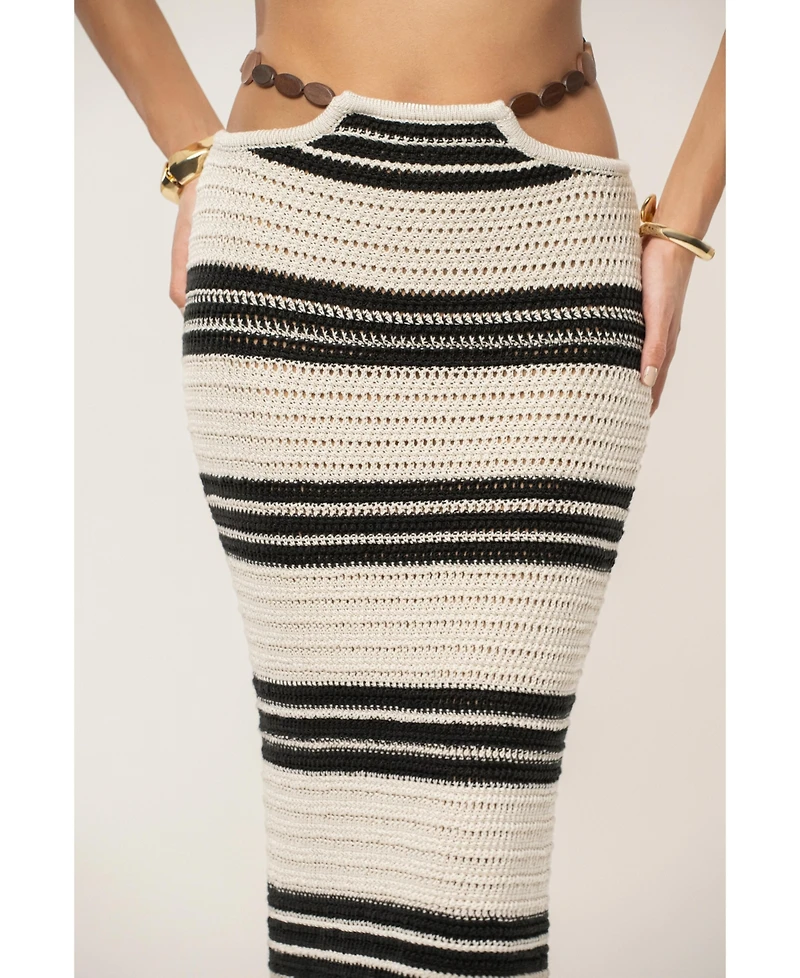 Jluxlabel Women's Isla Crochet Skirt Set