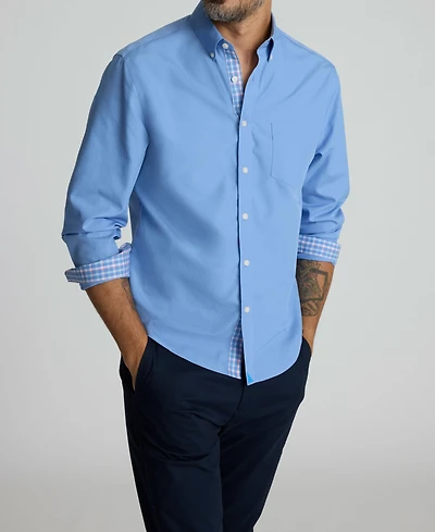 UNTUCKit Men's Regular Fit Wrinkle-Free Kaiser Button Up Shirt