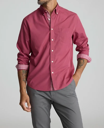 UNTUCKit Men's Regular Fit Wrinkle-Free Kaiser Button Up Shirt