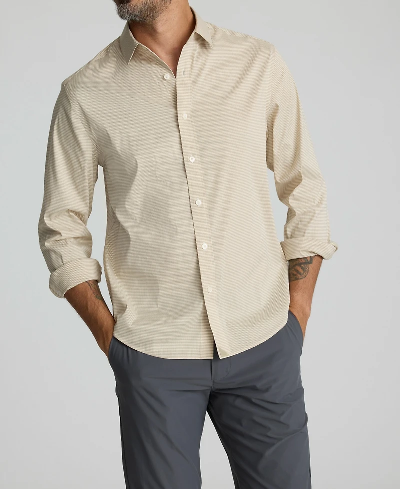 UNTUCKit Men's Regular Fit Wrinkle-Free Kleinwood Button Up Shirt