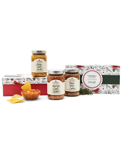 Stonewall Kitchen Holiday Salsa Collection Gift Set, 3 Piece