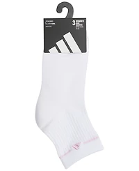 adidas Women's Cushioned Sport 3.0 3-Pack High Quarter Socks