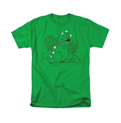 Logovision Men's Rugrats Reptar Destroys City T Shirt