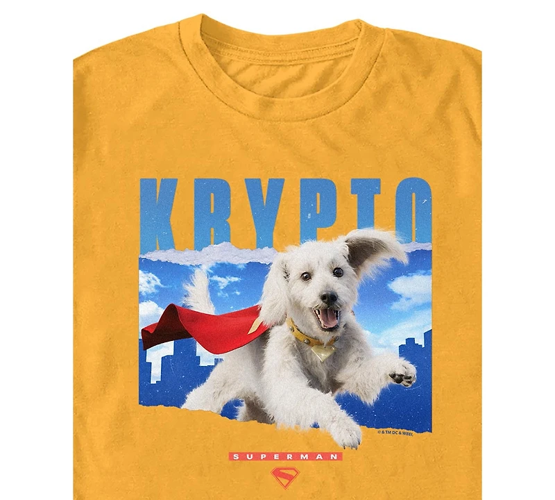 Fifth Sun Men's Superman 2025 Krypto Crewneck T-Shirt