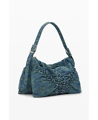 Desigual Women's Large braided denim bag