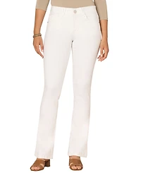 Democracy Women's Petite Mid-Rise Pocket Detail Jeans