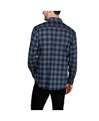 Tailorbyrd Men's Super Soft Plaid Sweater Shirt