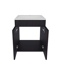 Depot E-Shop Rayle Bathroom Vanity, 2 Doors, White
