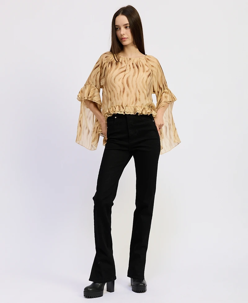 En Saison Women's Giavanna Printed Top