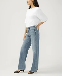 Silver Jeans Co. Women's High Rise Trouser Leg