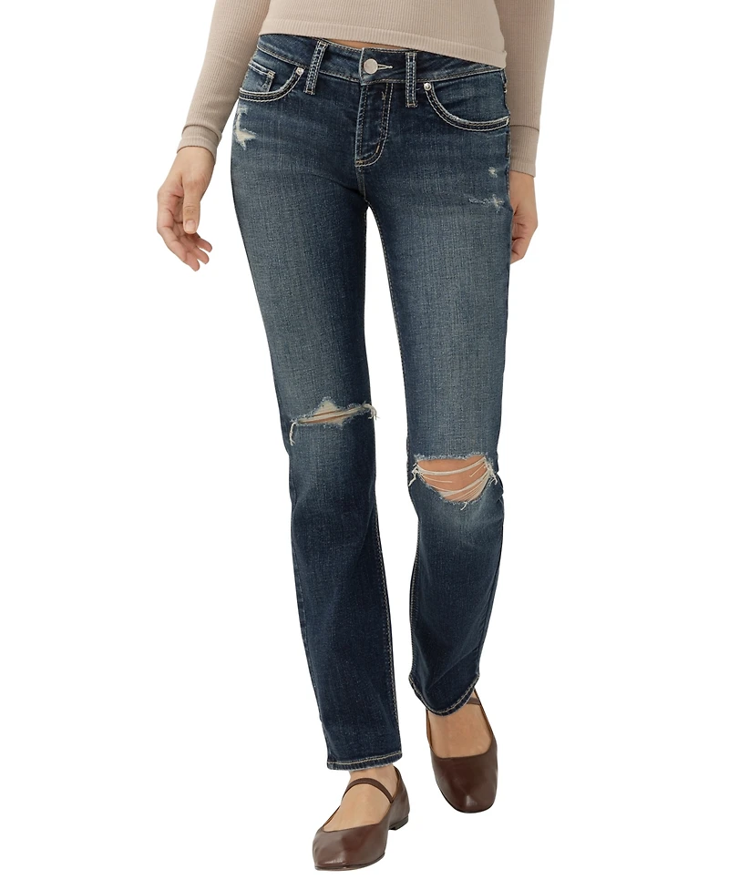 Silver Jeans Co. Women's Britt Low Rise Straight
