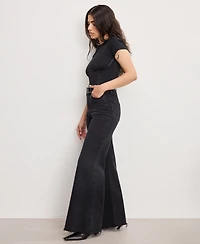 Good American Women's Wide-Leg High-Rise Jeans