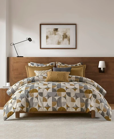 Madison Park Signature Cirque Jacquard Oversized Duvet Style 8-Pc. Comforter Set, Queen