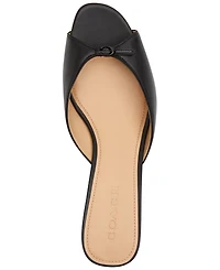 Coach Women's Kitten Heel Round Toe Dress Sandals