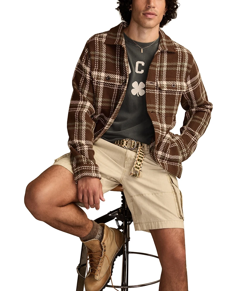Lucky Brand Men's Twill Shirt Jacket