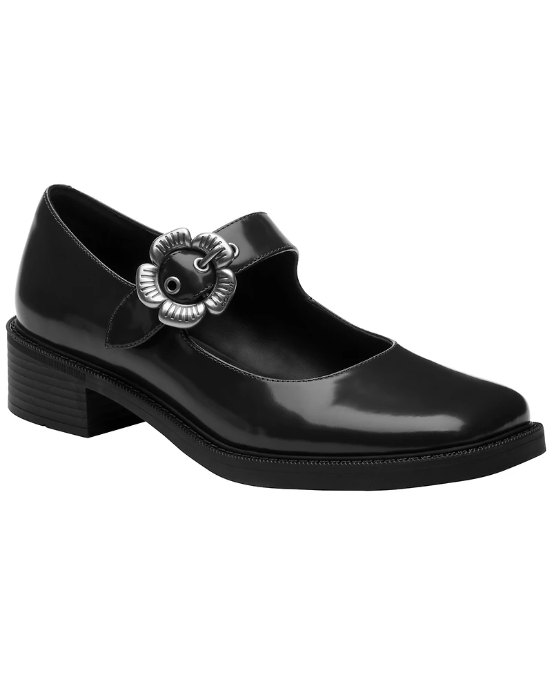 Coach Women's Tea Rose Mary Janes Slip On Flats