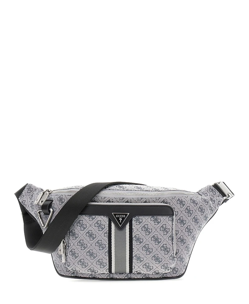 Guess Men's Milano Maxi Bum Bag with Front Pocket