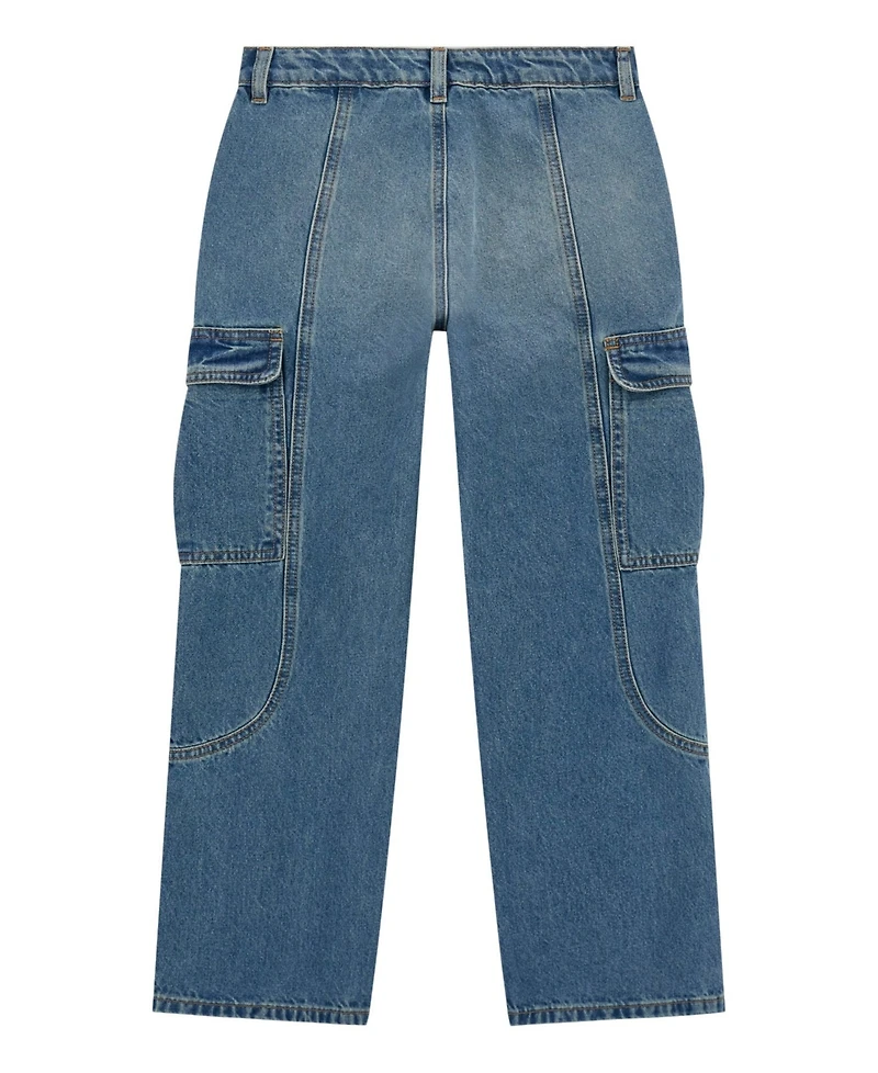 Guess Girls 7-16 Denim Cargo Pocket Jeans