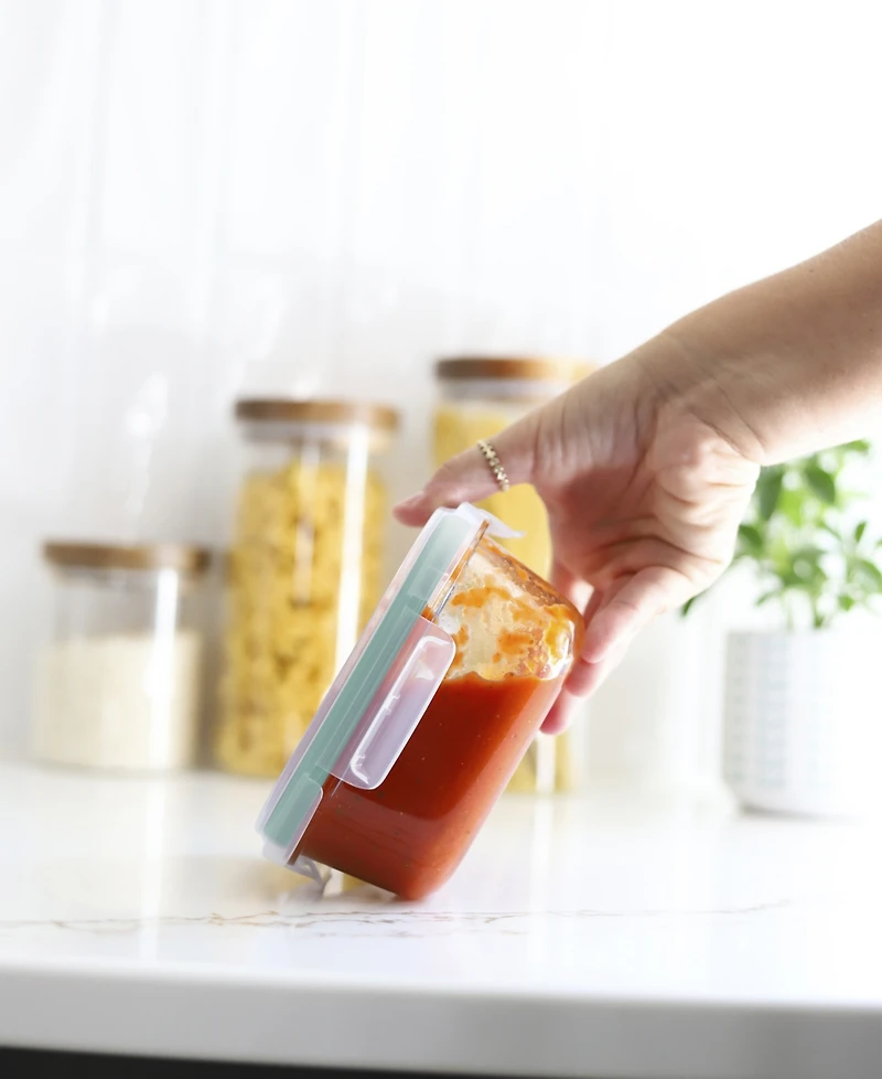 Sedona Kitchen 16-Pc. Glass Storage Set with Lid