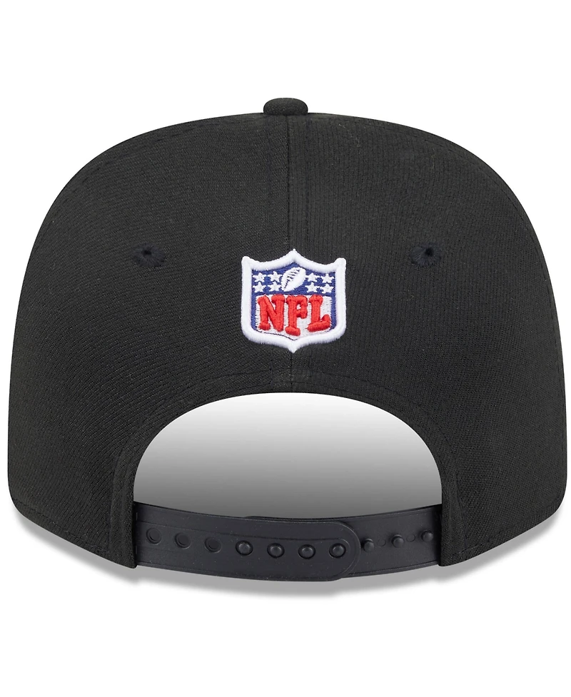 New Era Men's Black San Francisco 49ers 2025 Nfl Rivalries Sideline 9SEVENTY Adjustable Hat
