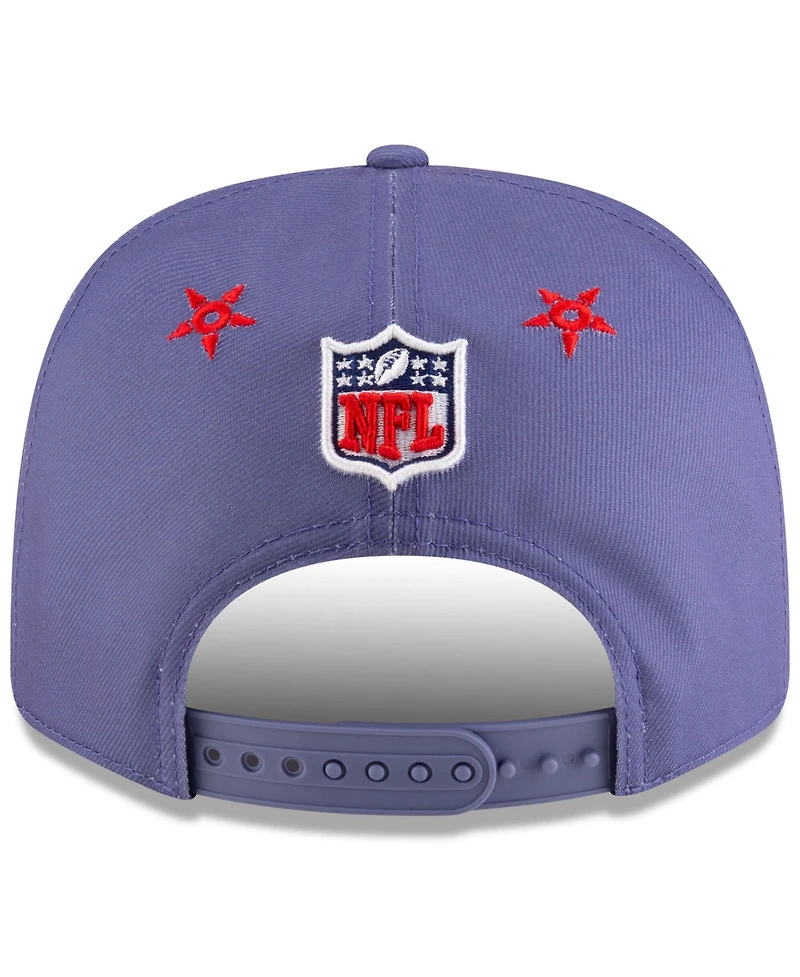 New Era Men's Blue New England Patriots 2025 Nfl Rivalries Sideline 9SEVENTY Adjustable Hat