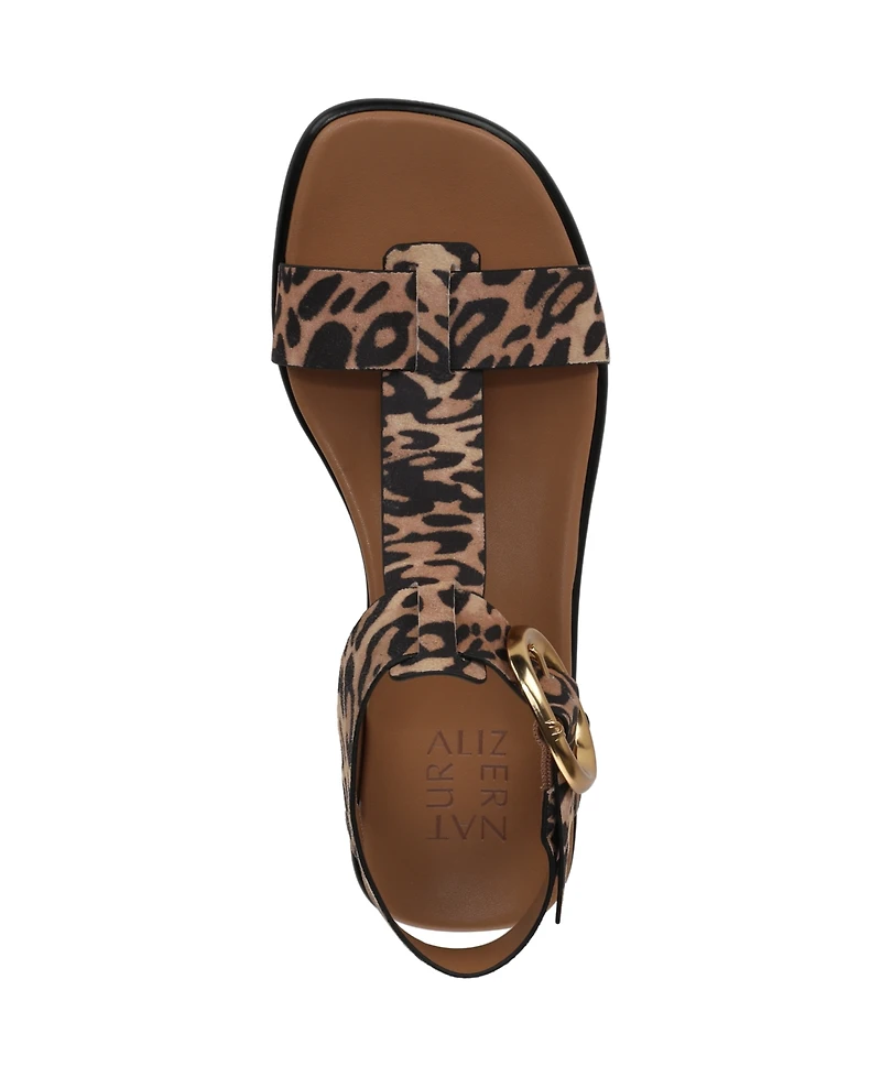 Naturalizer Women's Brandy T-Strap Block Heel Sandals