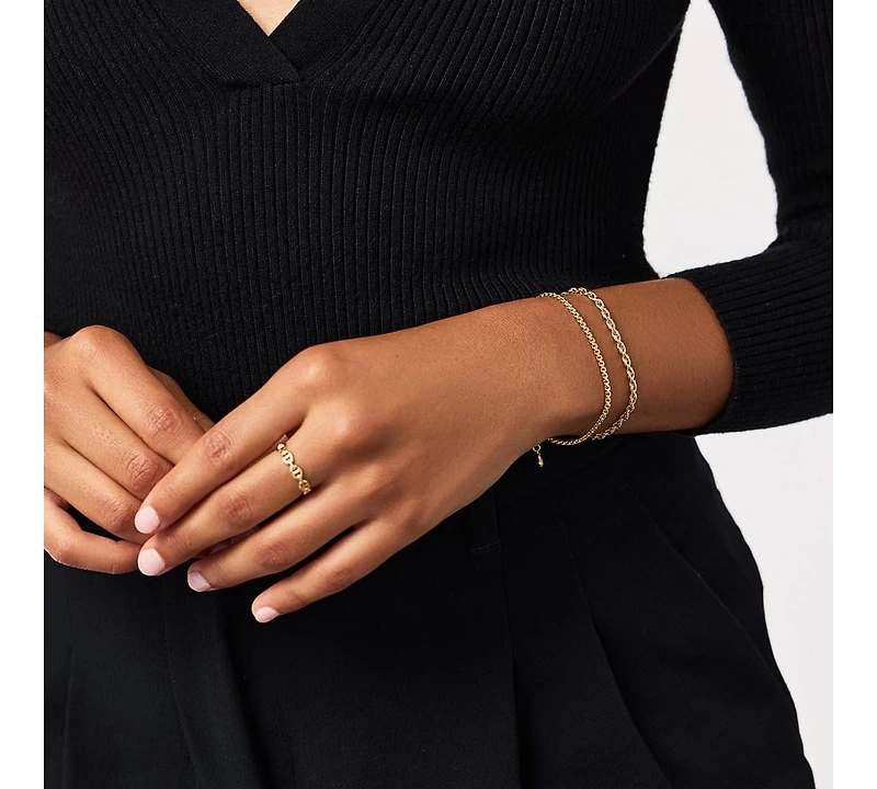 Ana Luisa Soft Box Chain Bracelet - Danay