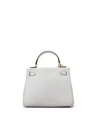 Pre-Owned Hermes Kelly 25 Handbag Grey Togo with Gold Hardware