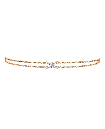Pre-Owned Tiffany & Co. Solitaire Double Chain Bracelet