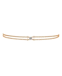 Pre-Owned Tiffany & Co. Solitaire Double Chain Bracelet