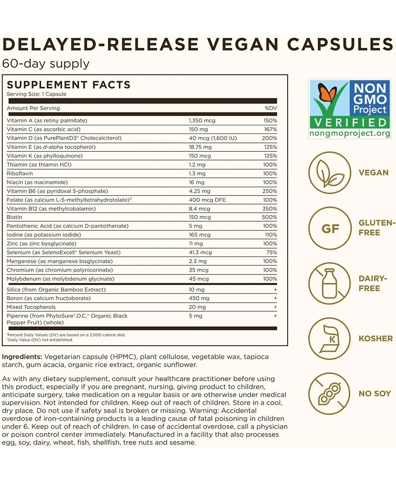 Solgar One Daily Women's Multi 50+ ,60 Caps