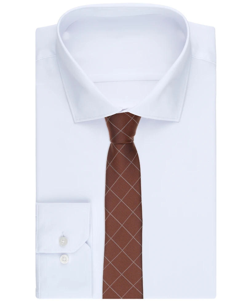 Alfani Men's Stratos Grid Tie, Macy's Exclusive