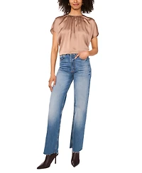 Vince Camuto Women's Crewneck Short Sleeve Top