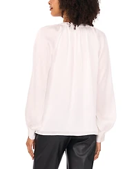 Vince Camuto Women's V-Neck Long Sleeve Top