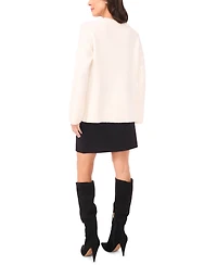 Vince Camuto Women's V-Neck Long Sleeve Sweater