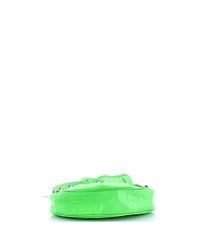 Pre-Owned Balenciaga Le Cagole Giant Studs Shoulder Bag Embossed Leather